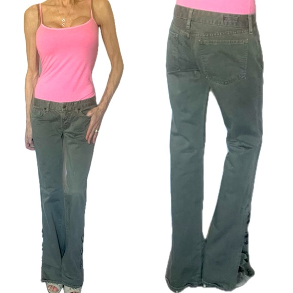 Citizens of humanity low rise, army, green jeans, size 27 - Picture 5 of 17